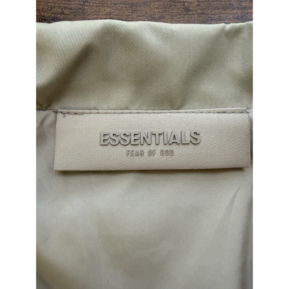 ESSENTIALS Fear of God 1977 Coaches Jacket Fog Snap Button Unlined Pocket Medium - Picture 7 of 12